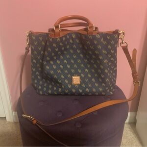 Coated cotton leather Dooney & Bourke bag